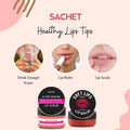 Strawberry Kiss Lip Balm & Scrub | sachetcare.com