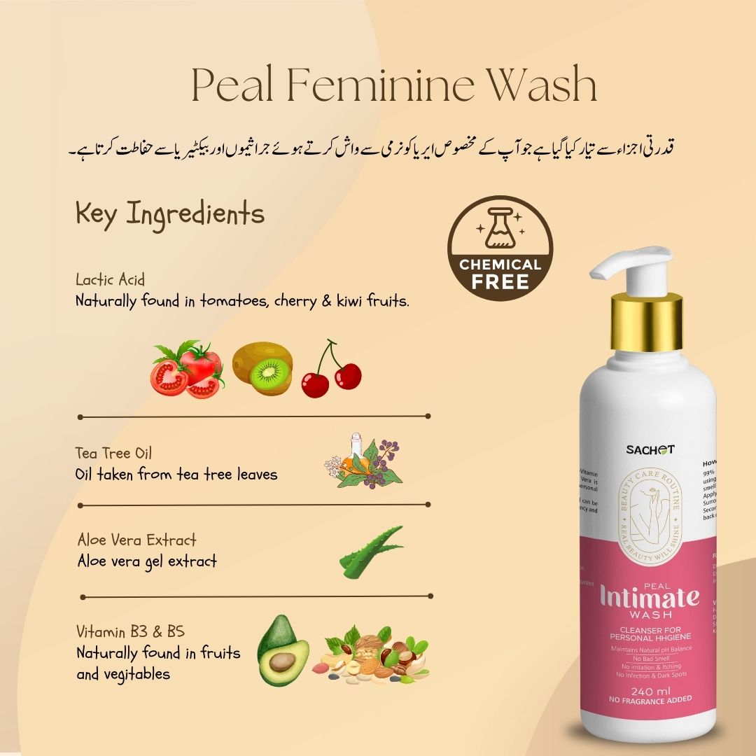 Peal Feminine Hygiene Wash - Intimate Care for Women | sachetcare.com