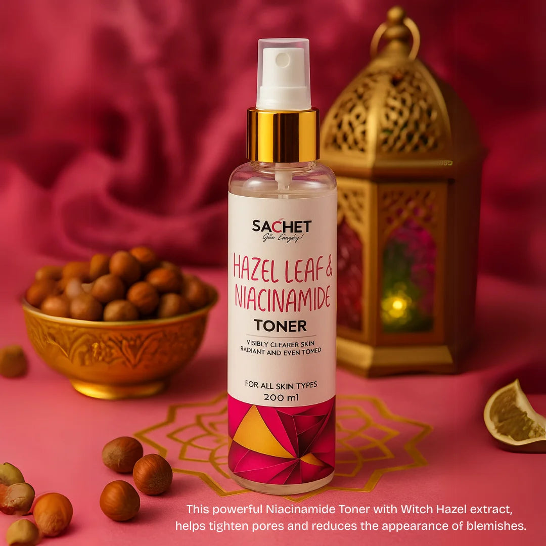 Hazel Leaf & Niacinamide Toner: Achieve a Radiant, Balanced Complexion | sachetcare.com