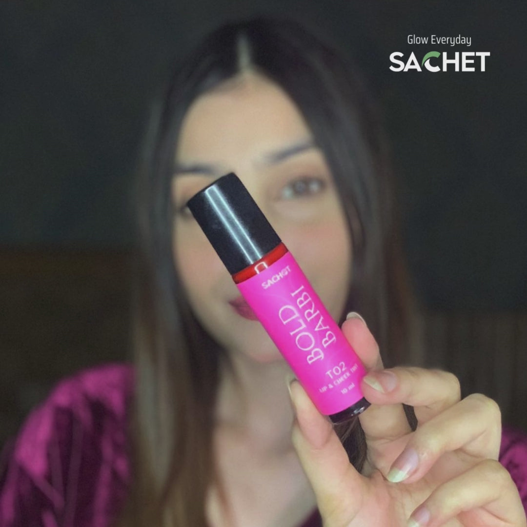 Bold Barbi Roller Lip and Cheek Tint - T02 | sachetcare.com