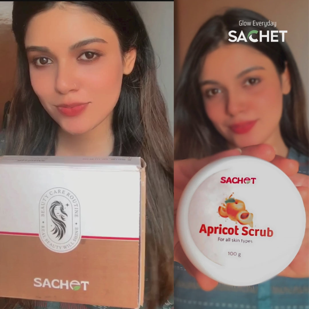 Apricot Scrub for Soft Glow Skin | sachetcare.com