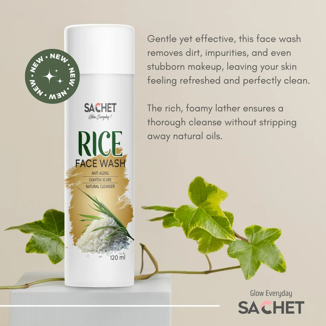 Rice Milk Exfoliating Face Wash | sachetcare.com