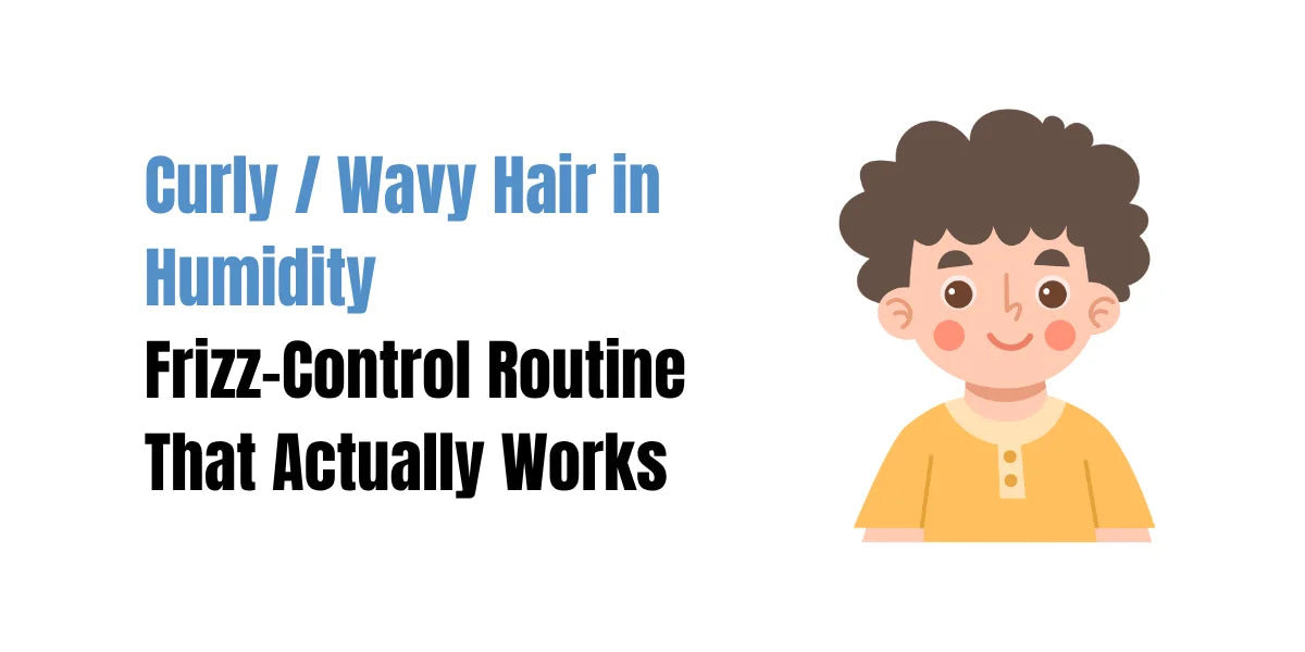 Pakistani girl with curly hair using SACHET Anti-Frizz and Revival Serums for humidity-proof frizz control