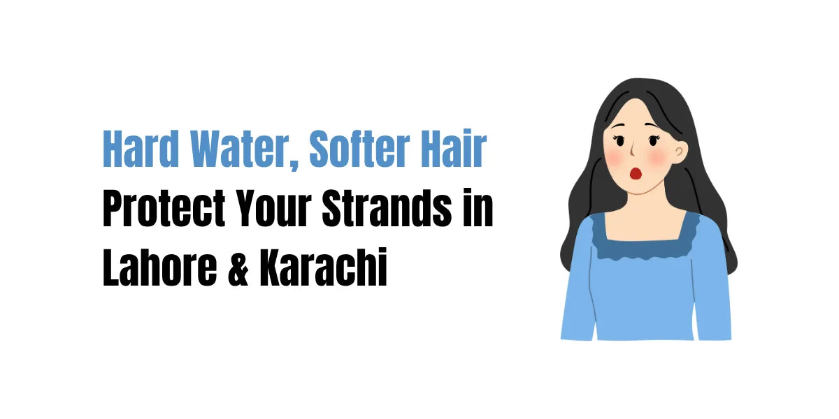 SACHET Hair Serums protecting hair from hard water damage in Lahore and Karachi – smooth soft strands