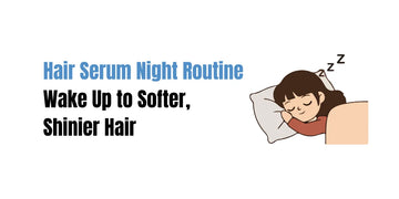 Pakistani woman applying SACHET Revival Hair Serum at night before sleeping for soft shiny hair in the morning