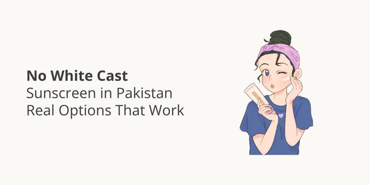 No white cast sunscreen Pakistan — Tinted Sunscreen SPF 65 BB Cream Coverage and Aloe Vera Gel SPF 50 for Pakistani skin tones