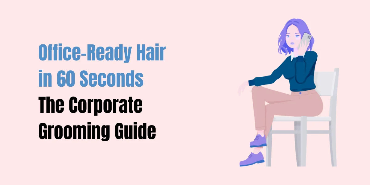 Corporate man and woman using SACHET hair serum for office-ready professional look in Pakistan