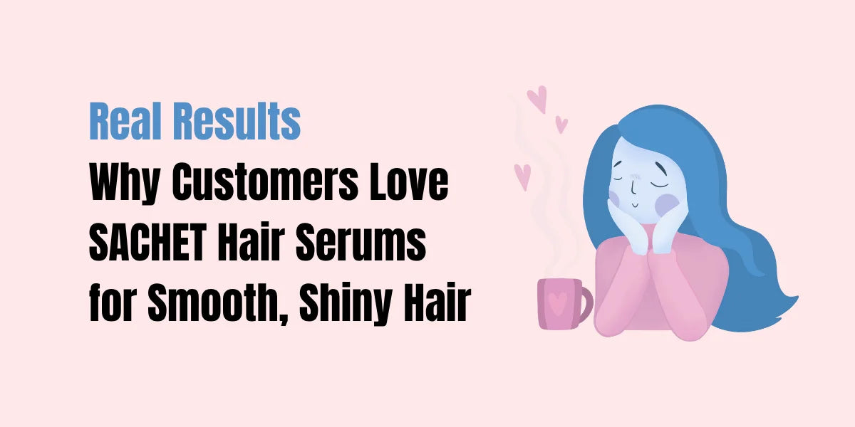 Pakistani women showing before and after results with SACHET Revival and Anti-Frizz Hair Serums