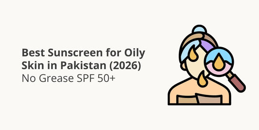 Best sunscreen for oily skin in Pakistan — Aloe Vera Gel Sunscreen SPF 50 lightweight transparent gel no white cast