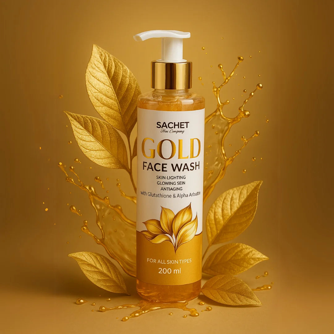 Gold Face Wash for Glowing and Even Skin Tone | sachetcare.com