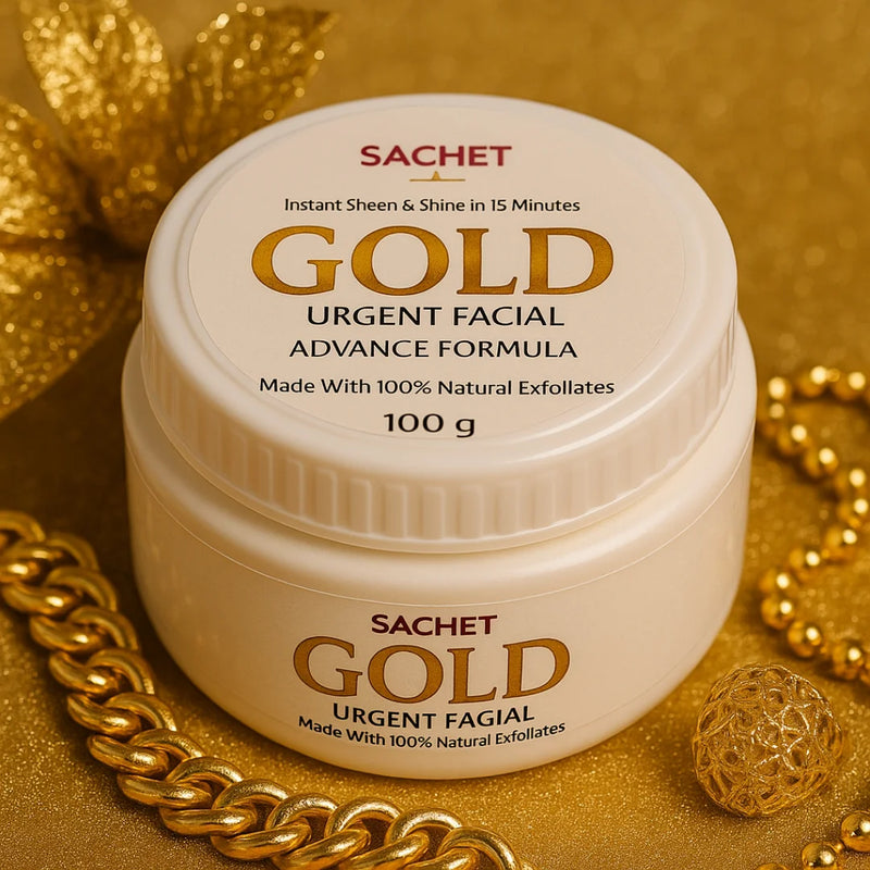 Gold Urgent Facial | sachetcare.com