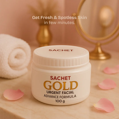 Gold Urgent Facial | sachetcare.com
