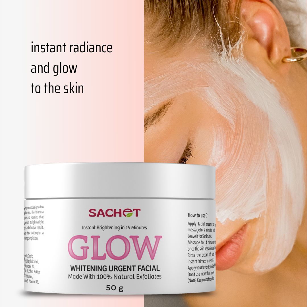 Glow Urgent Facial | sachetcare.com