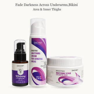3-Zone Brightening Kit for Underarms, Bikini & Inner Thighs 
