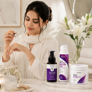 3-Zone Brightening Kit for Underarms, Bikini & Inner Thighs | SACHET