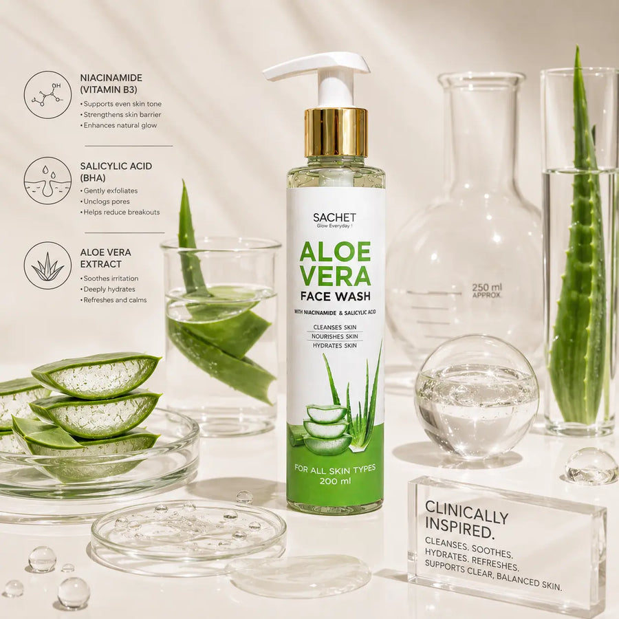 Aloe Vera Face Wash for Sensitive & Hydrated Skin in Pakistan