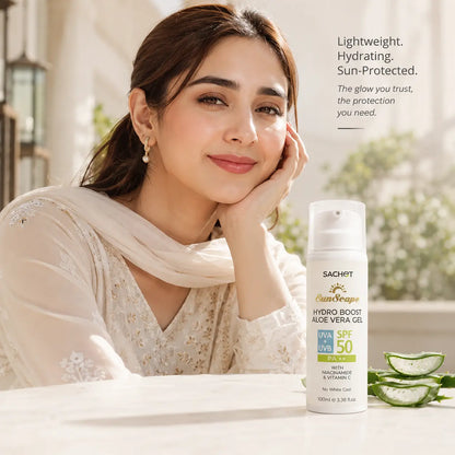 Aloe Vera Gel Sunscreen SPF 50 – Lightweight Sunscreen for Oily Skin