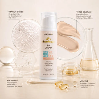 BB Cream Tinted Sunscreen SPF 65 – Sunscreen with Natural Coverage