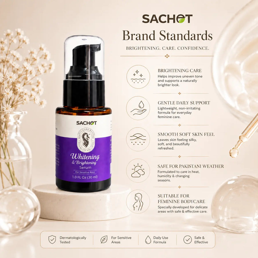 Bikini Area Brightening Serum in Pakistan – Fade Pigmentation | SACHET