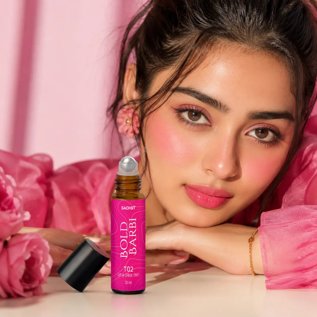 Bold Barbi Roller Lip and Cheek Tint - T02