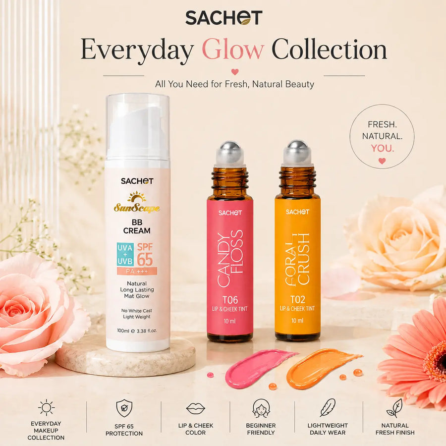 Everyday Glow Collection | BB Cream & Lip Cheek Tints | SACHET
