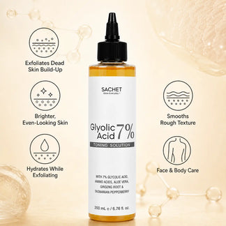 Glycolic Acid 7% Toning Solution | Body Exfoliating Toner Pakistan