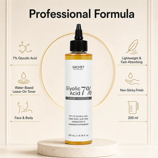 Glycolic Acid 7% Toning Solution | Body Exfoliating Toner Pakistan