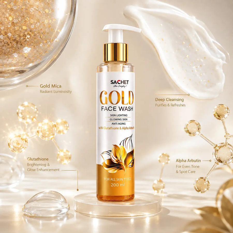 Gold Face Wash for Luxury Glow & Radiant Skin in Pakistan