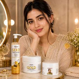 Gold Facial Kit in Pakistan | Salon-Inspired Glow Routine | SACHET