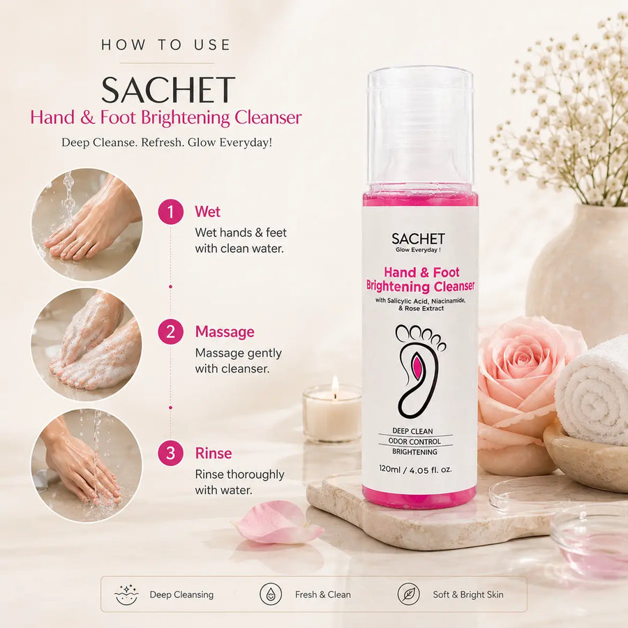 Hand & Foot Brightening Cleanser in Pakistan | Odor Control