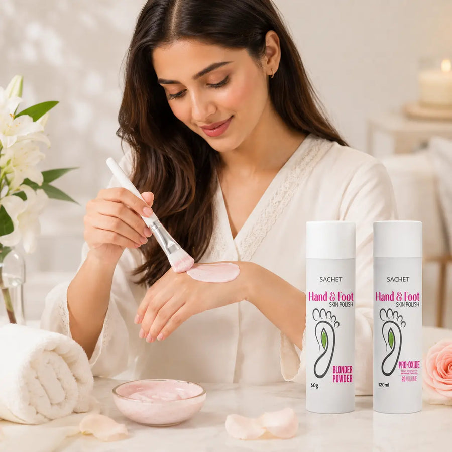 Hand & Foot Skin Polish in Pakistan | Instant Salon Glow