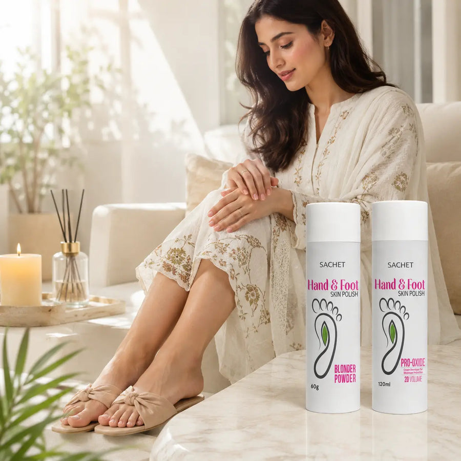 Hand & Foot Skin Polish in Pakistan | Instant Salon Glow
