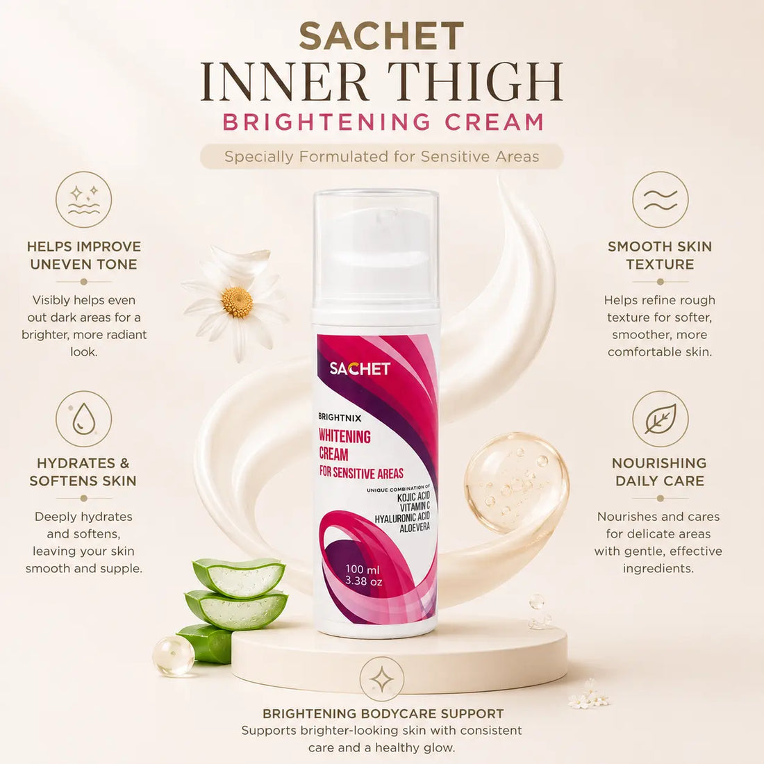 Inner Thigh Brightening Cream in Pakistan – Fade Dark Inner Thighs