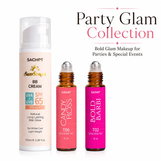 Party Glam Collection – BB Cream SPF 65 + Glam Tints | SACHET