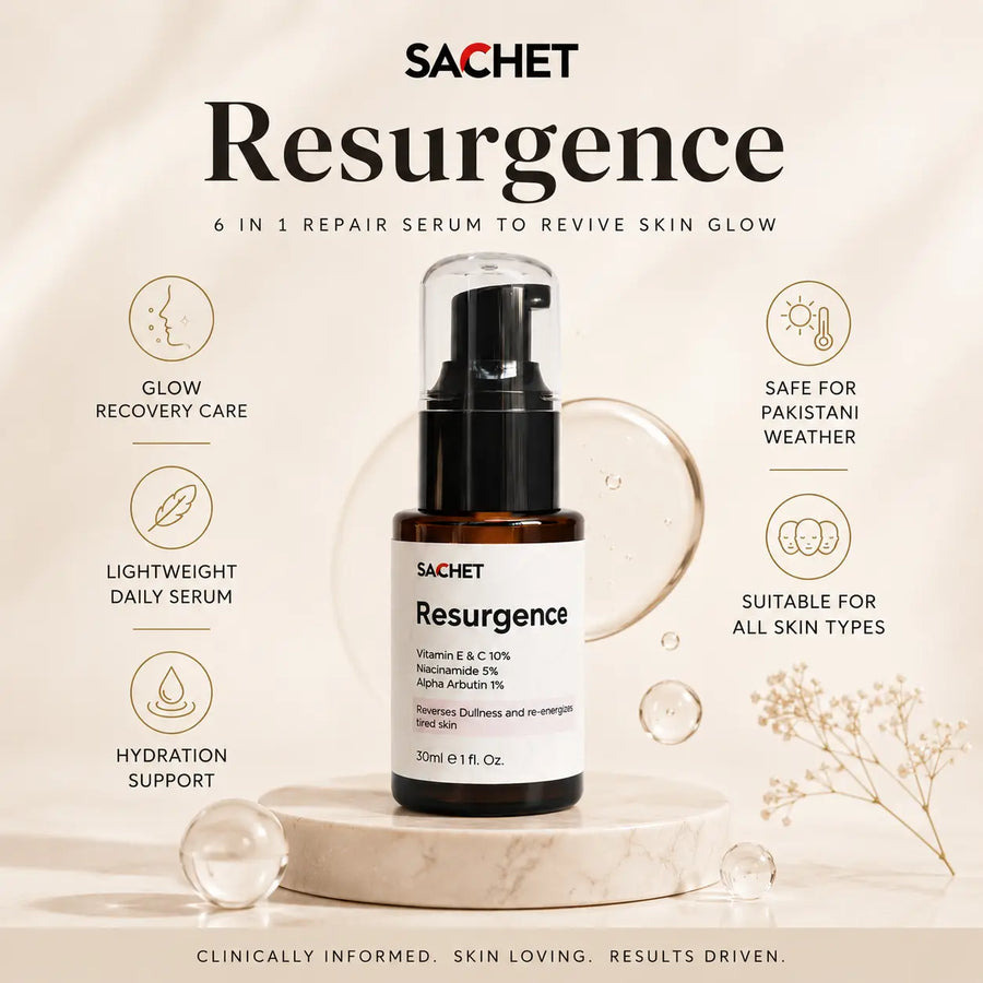 Resurgence Serum in Pakistan – Vitamin E & HA Serum for Radiance