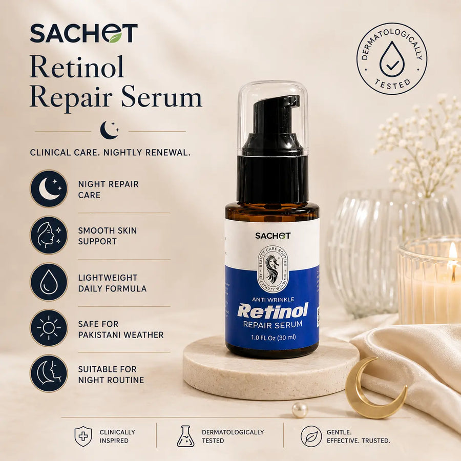 Retinol Repair Serum in Pakistan – Serum for Fine Lines & Smooth Skin