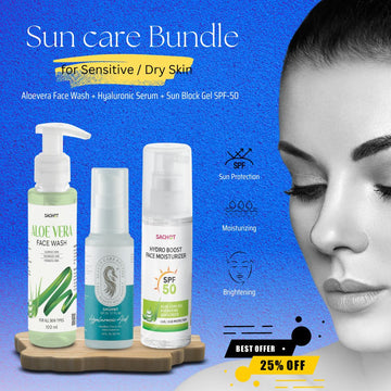 Sun Care Bundle for Dry  / Sensitive Skin | sachetcare.com