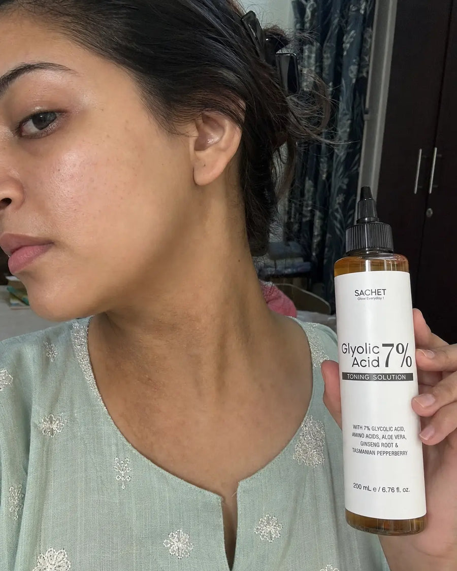 Customer review photo for Glycolic Acid 7% Toning Solution