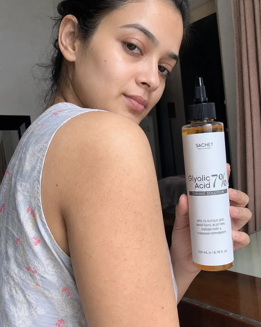 Customer review photo for Glycolic Acid 7% Toning Solution