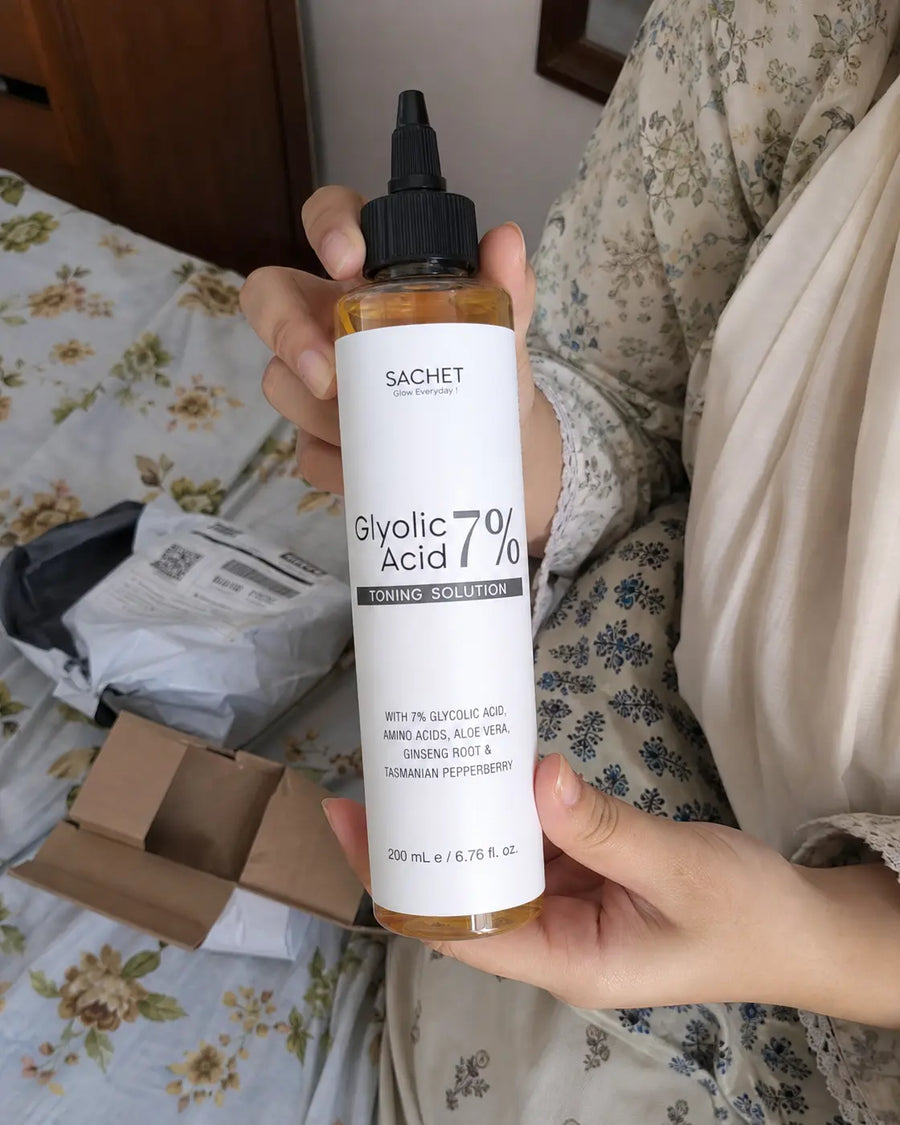 Customer review photo for Glycolic Acid 7% Toning Solution