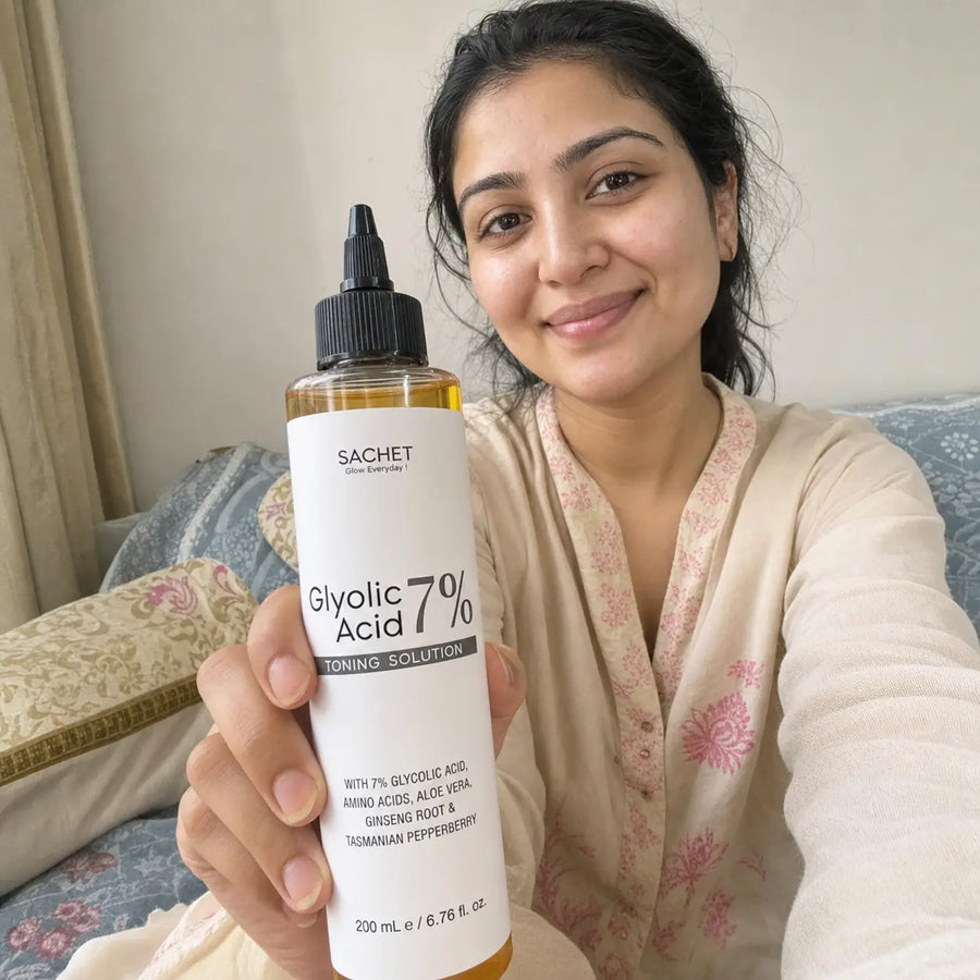 Customer review photo for Glycolic Acid 7% Toning Solution