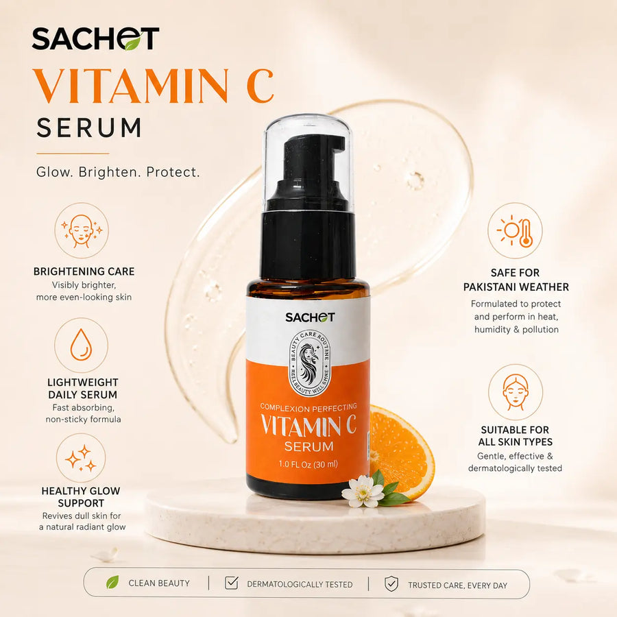 Vitamin C Serum in Pakistan – Brightening Glow Serum for Dull Skin
