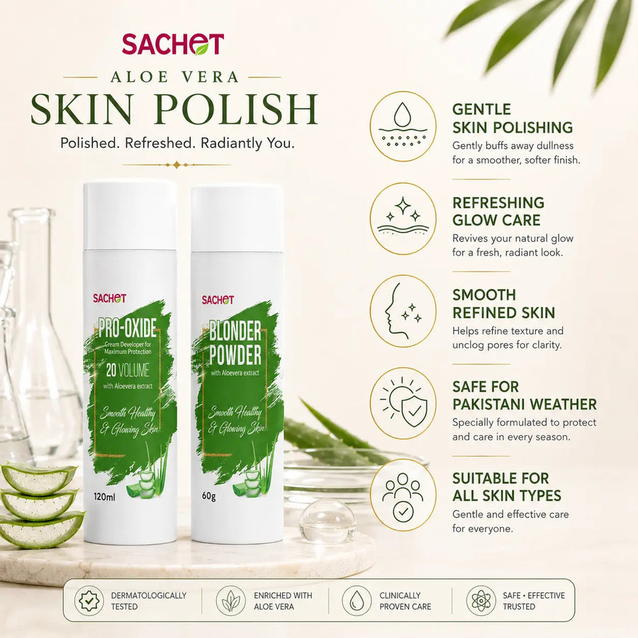 Aloe Vera Skin Polish Set | sachetcare.com