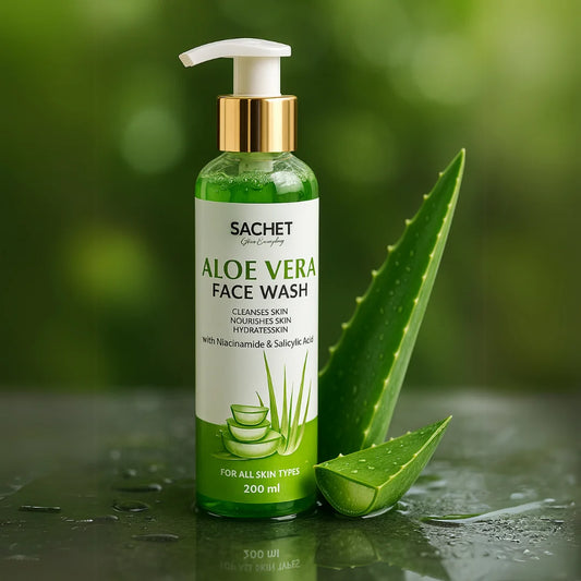 Aloe Vera Face Wash: Refreshing Cleanse for Glowing Skin | sachetcare.com