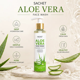 Aloe Vera Face Wash: Refreshing Cleanse for Glowing Skin | sachetcare.com