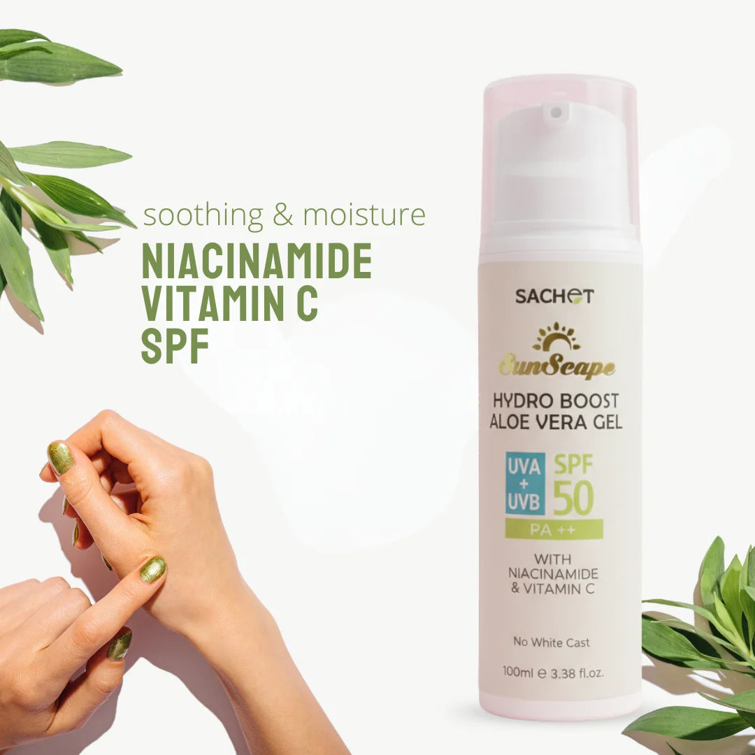 Lightweight gel sunscreen texture with fast-absorbing finish