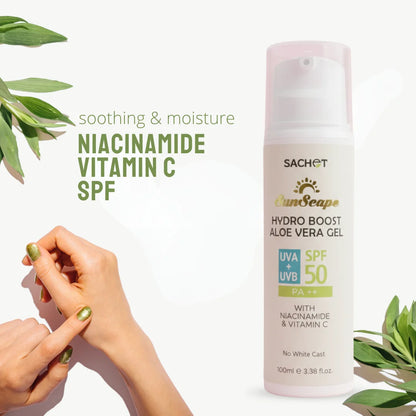 Lightweight gel sunscreen texture with fast-absorbing finish