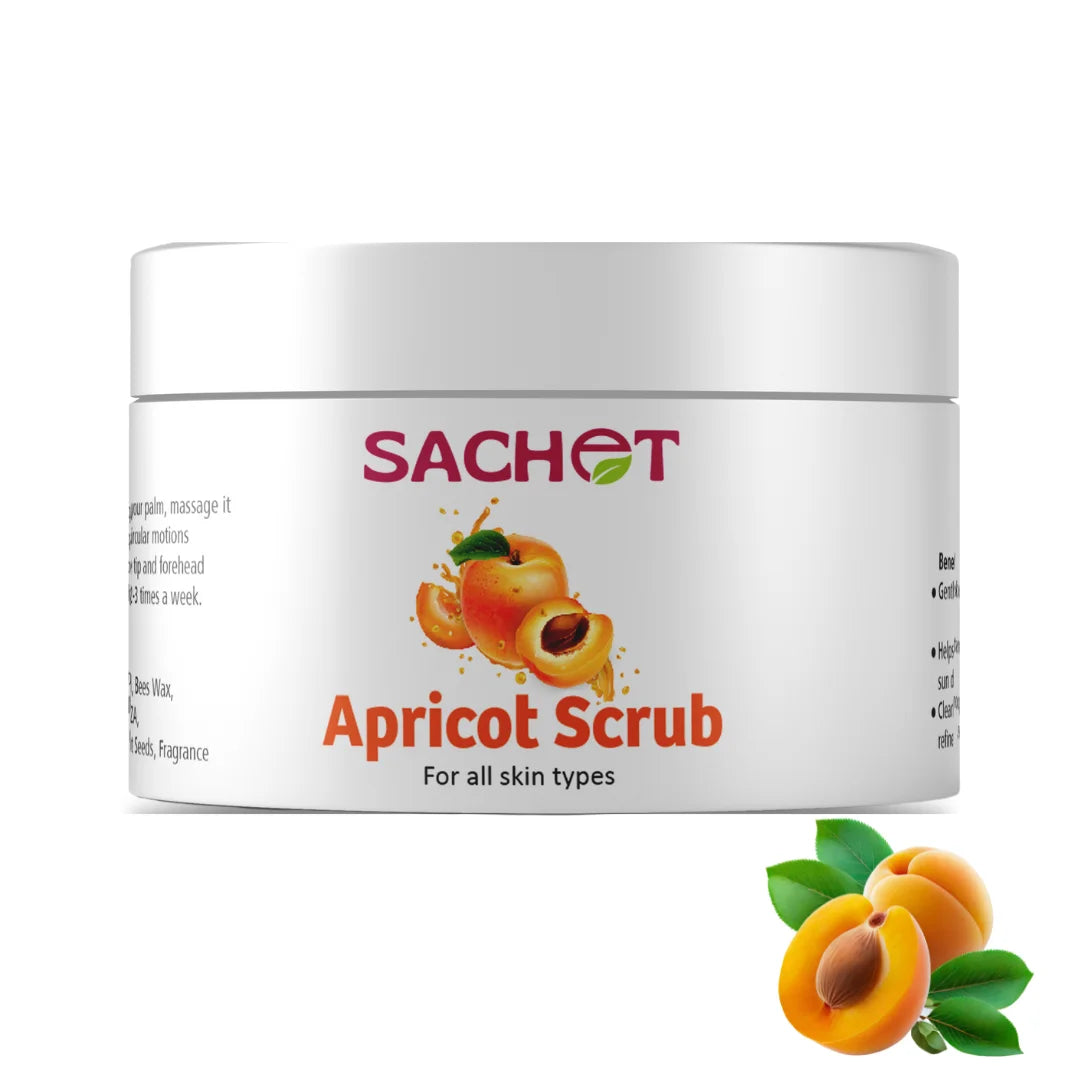 Apricot Scrub gently exfoliate and refresh your skin