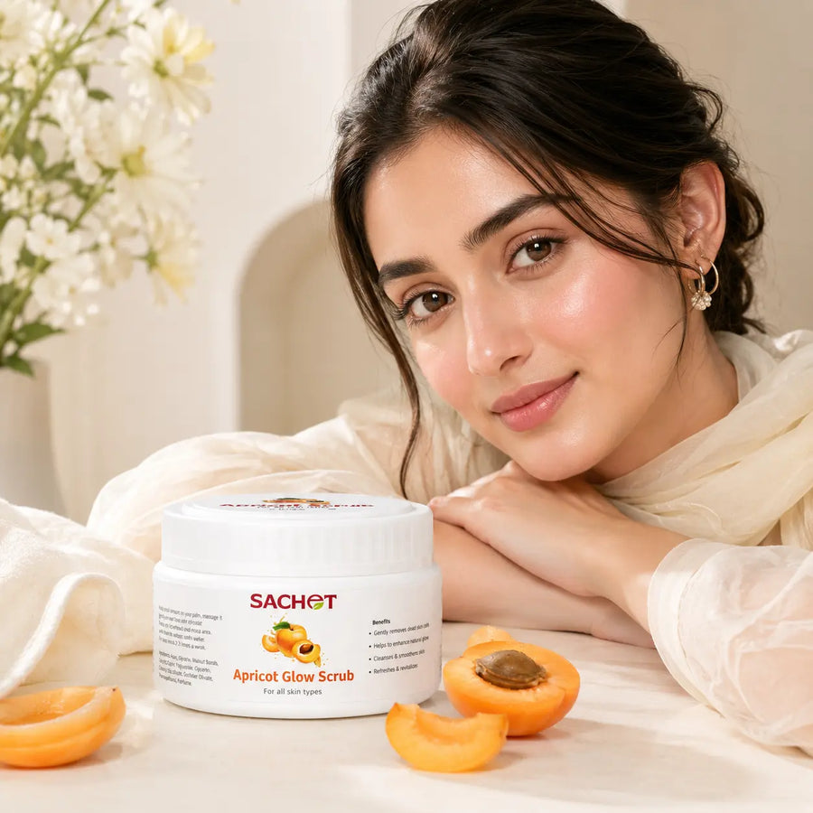 Apricot Glow Scrub – Natural Exfoliating Glow in Pakistan