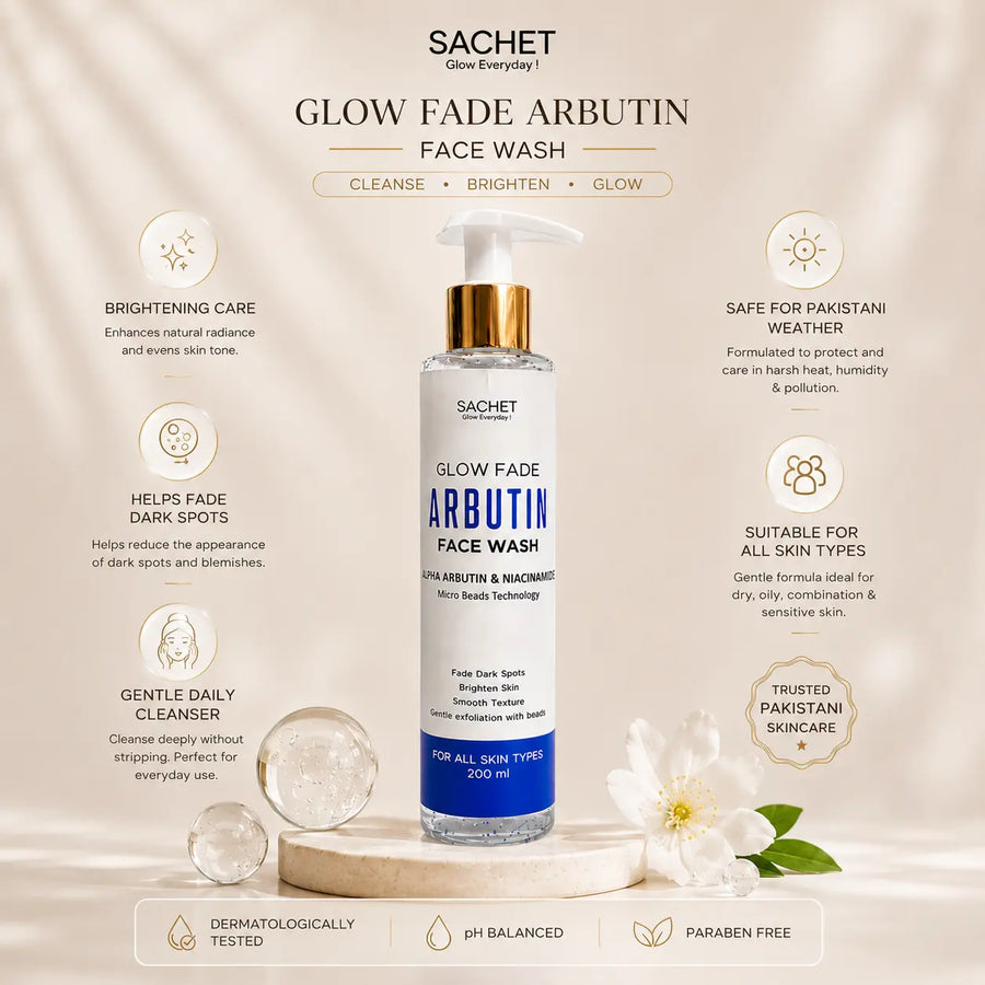 Arbutin Face Wash in Pakistan | Brightening & Dark Spot Cleanser